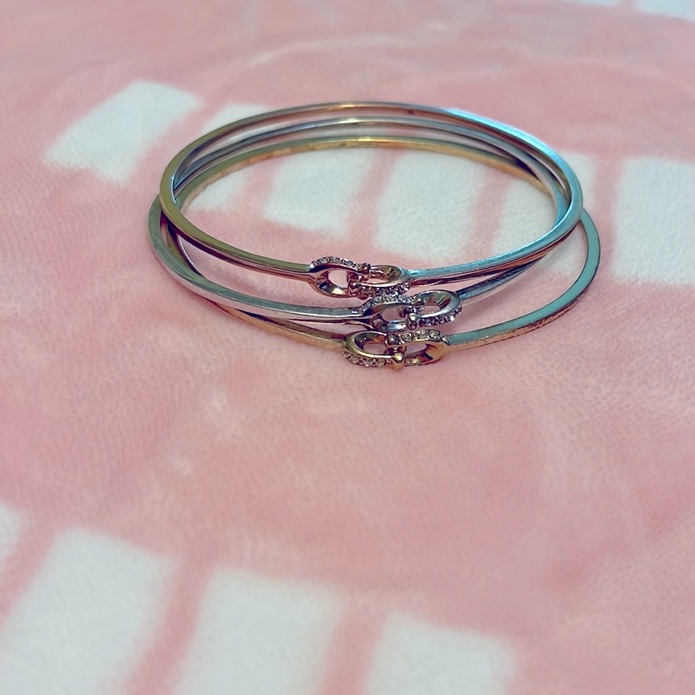 Coach bangles